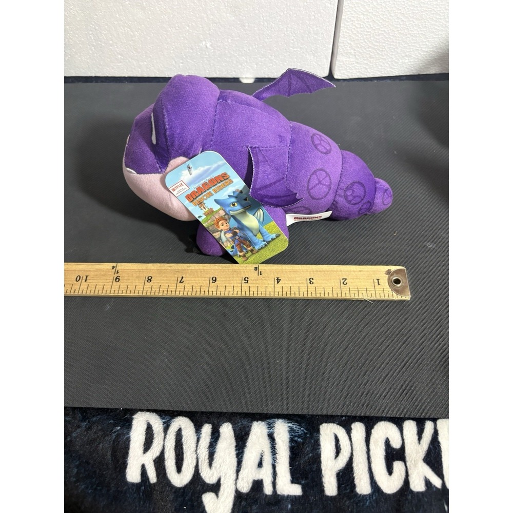How to Train Your Dragon Rescue Riders Burple 9" Purple RARE plush DreamWork NEW - Picture 7 of 7